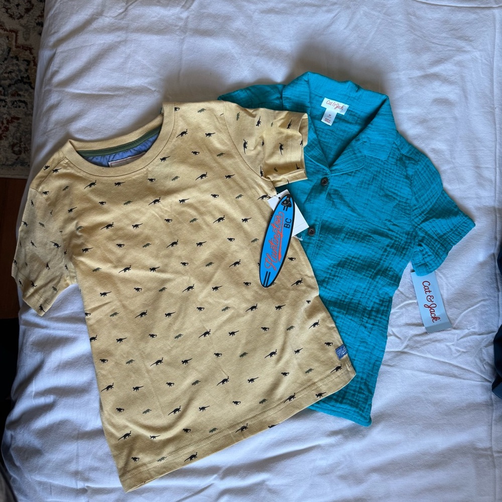 Boy summer T-Shirts Set of 2, 5 year old